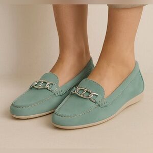 Piero Masetti Suede Leather Loafers – Made in Spain – Size 40 (U.S. 9.5-10)